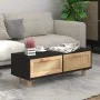 Plywood and black pine coffee table 80x40x30 cm by vidaXL, Coffee table - Ref: Foro24-345622, Price: 89,07 €, Discount: %