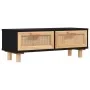 Plywood and black pine coffee table 80x40x30 cm by vidaXL, Coffee table - Ref: Foro24-345622, Price: 89,07 €, Discount: %