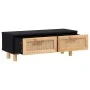 Plywood and black pine coffee table 80x40x30 cm by vidaXL, Coffee table - Ref: Foro24-345622, Price: 89,07 €, Discount: %