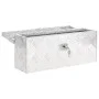Silberne Aufbewahrungsbox aus Aluminium 50x15x20,5 cm von vidaXL, Werkzeugkästen - Ref: Foro24-152246, Preis: 65,70 €, Rabatt: %