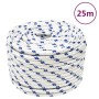 White polypropylene boat rope 14 mm 25 m by vidaXL, Ropes and metal cords - Ref: Foro24-152303, Price: 22,30 €, Discount: %