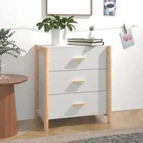 White plywood sideboard 62x38x70 cm by vidaXL, Sideboards - Ref: Foro24-345672, Price: 74,27 €, Discount: %