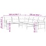 Anthrazitgraues 2-teiliges Gartenmöbel-Set aus Stahl von vidaXL, Gartensets - Ref: Foro24-3187261, Preis: 346,68 €, Rabatt: %