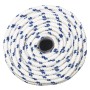 White polypropylene boat rope 14 mm 25 m by vidaXL, Ropes and metal cords - Ref: Foro24-152303, Price: 22,30 €, Discount: %