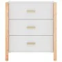 Weißes Sperrholz-Sideboard 62x38x70 cm von vidaXL, Sideboards - Ref: Foro24-345672, Preis: 74,27 €, Rabatt: %