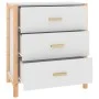 Weißes Sperrholz-Sideboard 62x38x70 cm von vidaXL, Sideboards - Ref: Foro24-345672, Preis: 74,27 €, Rabatt: %