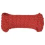 Red polypropylene boat rope 5 mm 25 m by vidaXL, Ropes and metal cords - Ref: Foro24-152385, Price: 9,16 €, Discount: %