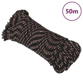 Black 3 mm 50 m polypropylene boat rope by vidaXL, Ropes and metal cords - Ref: Foro24-152323, Price: 9,74 €, Discount: %