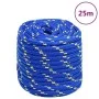 Cuerda de barco polipropileno azul 18 mm 25 m de vidaXL, Sogas y cuerdas metálicas - Ref: Foro24-152470, Precio: 34,11 €, Des...