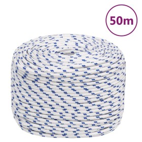 Cuerda de barco polipropileno blanco 6 mm 50 m