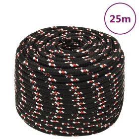 Polypropylen-Bootsleine schwarz 14 mm 25 m von vidaXL, Seile und Metallschnüre - Ref: Foro24-152356, Preis: 24,93 €, Rabatt: %