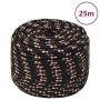 Black 14 mm 25 m polypropylene boat rope by vidaXL, Ropes and metal cords - Ref: Foro24-152356, Price: 25,45 €, Discount: %