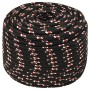 Black 14 mm 25 m polypropylene boat rope by vidaXL, Ropes and metal cords - Ref: Foro24-152356, Price: 25,45 €, Discount: %