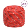 Cuerda de barco polipropileno rojo 18 mm 25 m de vidaXL, Sogas y cuerdas metálicas - Ref: Foro24-152417, Precio: 32,00 €, Des...