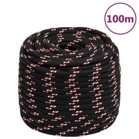 Schwarzes Polypropylen-Bootsseil 18 mm 100 m von vidaXL, Seile und Metallschnüre - Ref: Foro24-152366, Preis: 101,42 €, Rabat...