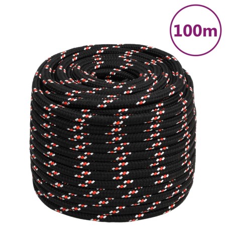 Black polypropylene boat rope 18 mm 100 m by vidaXL, Ropes and metal cords - Ref: Foro24-152366, Price: 101,42 €, Discount: %