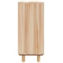Brown sideboard solid pine wood and natural rattan 60x30x70 cm by vidaXL, Sideboards - Ref: Foro24-345635, Price: 151,92 €, D...