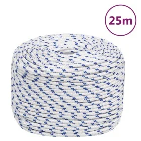 White polypropylene boat rope 10 mm 25 m by vidaXL, Ropes and metal cords - Ref: Foro24-152294, Price: 16,13 €, Discount: %