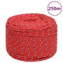 Rotes Polypropylen-Bootsseil 8 mm 250 m von vidaXL, Seile und Metallschnüre - Ref: Foro24-152398, Preis: 52,50 €, Rabatt: %
