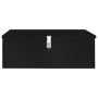 Schwarze Aufbewahrungsbox aus Aluminium, 90 x 47 x 33,5 cm von vidaXL, Werkzeugkästen - Ref: Foro24-152255, Preis: 193,64 €, ...