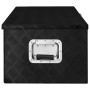 Schwarze Aufbewahrungsbox aus Aluminium, 90 x 47 x 33,5 cm von vidaXL, Werkzeugkästen - Ref: Foro24-152255, Preis: 196,54 €, ...