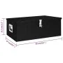 Schwarze Aufbewahrungsbox aus Aluminium, 90 x 47 x 33,5 cm von vidaXL, Werkzeugkästen - Ref: Foro24-152255, Preis: 193,64 €, ...