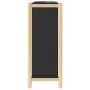 Schwarzer Schuhschrank aus Sperrholz, 57,5 x 33 x 80 cm von vidaXL, Schuhregale und Schuhorganisatoren - Ref: Foro24-345685, ...
