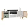 Mueble para TV madera maciza pino y ratán natural 105x30x40 cm de vidaXL, Muebles TV - Ref: Foro24-345615, Precio: 112,29 €, ...