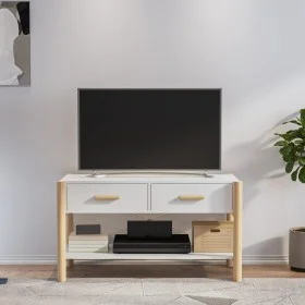 Weißer TV-Schrank aus Sperrholz, 82 x 38 x 45 cm von vidaXL, TV-Möbel - Ref: Foro24-345660, Preis: 66,79 €, Rabatt: %