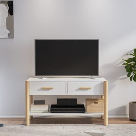 Weißer TV-Schrank aus Sperrholz, 82 x 38 x 45 cm von vidaXL, TV-Möbel - Ref: Foro24-345660, Preis: 67,64 €, Rabatt: %