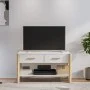Weißer TV-Schrank aus Sperrholz, 82 x 38 x 45 cm von vidaXL, TV-Möbel - Ref: Foro24-345660, Preis: 66,79 €, Rabatt: %