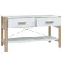 Weißer TV-Schrank aus Sperrholz, 82 x 38 x 45 cm von vidaXL, TV-Möbel - Ref: Foro24-345660, Preis: 66,79 €, Rabatt: %
