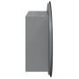 Bathroom cabinet with round mirror and gray LED 47x47x17.5 cm by vidaXL, bathroom vanities - Ref: Foro24-345585, Price: 116,5...