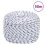 Cuerda de barco polipropileno blanco 8 mm 50 m de vidaXL, Sogas y cuerdas metálicas - Ref: Foro24-152290, Precio: 16,54 €, De...