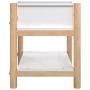 Mesitas de noche 2 uds madera contrachapada blanco 42x38x45 cm de vidaXL, Mesitas de noche - Ref: Foro24-345655, Precio: 95,2...