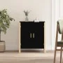 Schwarzes Sperrholz-Sideboard 62x38x70 cm von vidaXL, Sideboards - Ref: Foro24-345670, Preis: 80,88 €, Rabatt: %