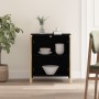 Aparador de madera contrachapada negro 62x38x70 cm de vidaXL, Aparadores - Ref: Foro24-345670, Precio: 81,80 €, Descuento: %