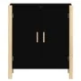 Black plywood sideboard 62x38x70 cm by vidaXL, Sideboards - Ref: Foro24-345670, Price: 80,88 €, Discount: %