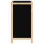 Aparador de madera contrachapada negro 62x38x70 cm de vidaXL, Aparadores - Ref: Foro24-345670, Precio: 81,80 €, Descuento: %