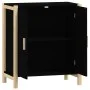 Schwarzes Sperrholz-Sideboard 62x38x70 cm von vidaXL, Sideboards - Ref: Foro24-345670, Preis: 80,88 €, Rabatt: %