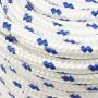 White polypropylene boat rope 12 mm 25 m by vidaXL, Ropes and metal cords - Ref: Foro24-152299, Price: 19,74 €, Discount: %