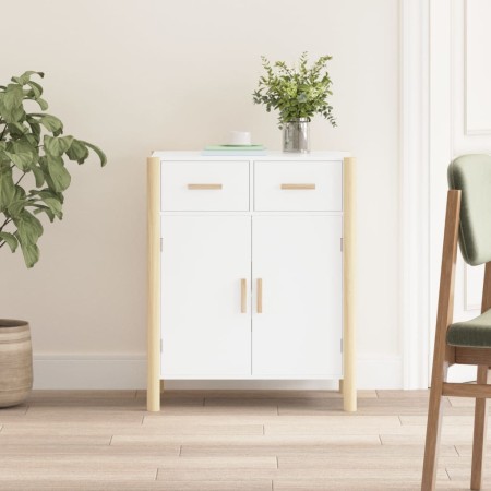 Weißes Sperrholz-Sideboard 62x38x75 cm von vidaXL, Sideboards - Ref: Foro24-345675, Preis: 94,97 €, Rabatt: %