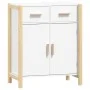 Aparador de madera contrachapada blanco 62x38x75 cm de vidaXL, Aparadores - Ref: Foro24-345675, Precio: 93,80 €, Descuento: %