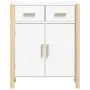 Aparador de madera contrachapada blanco 62x38x75 cm de vidaXL, Aparadores - Ref: Foro24-345675, Precio: 93,80 €, Descuento: %