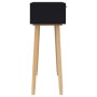 Mesa consola madera pino maciza ratán natural negro 80x30x75 cm de vidaXL, Mesas auxiliares - Ref: Foro24-345625, Precio: 106...