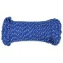 Blue polypropylene boat rope 4 mm 25 m by vidaXL, Ropes and metal cords - Ref: Foro24-152433, Price: 9,46 €, Discount: %