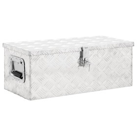 Caja de almacenaje de aluminio plateado 70x31x27 cm de vidaXL, Cajas de herramientas - Ref: Foro24-152250, Precio: 117,71 €, ...