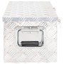 Caja de almacenaje de aluminio plateado 70x31x27 cm de vidaXL, Cajas de herramientas - Ref: Foro24-152250, Precio: 113,63 €, ...