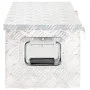Silver aluminum storage box 70x31x27 cm by vidaXL, Toolboxes - Ref: Foro24-152250, Price: 115,69 €, Discount: %