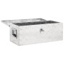 Aufbewahrungsbox aus silbernem Aluminium, 70 x 31 x 27 cm von vidaXL, Werkzeugkästen - Ref: Foro24-152250, Preis: 117,71 €, R...